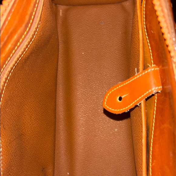 Dooney & Bourke AWL Speedy Chocolate and Caramel Satchel Vintage - Picture 8 of 11